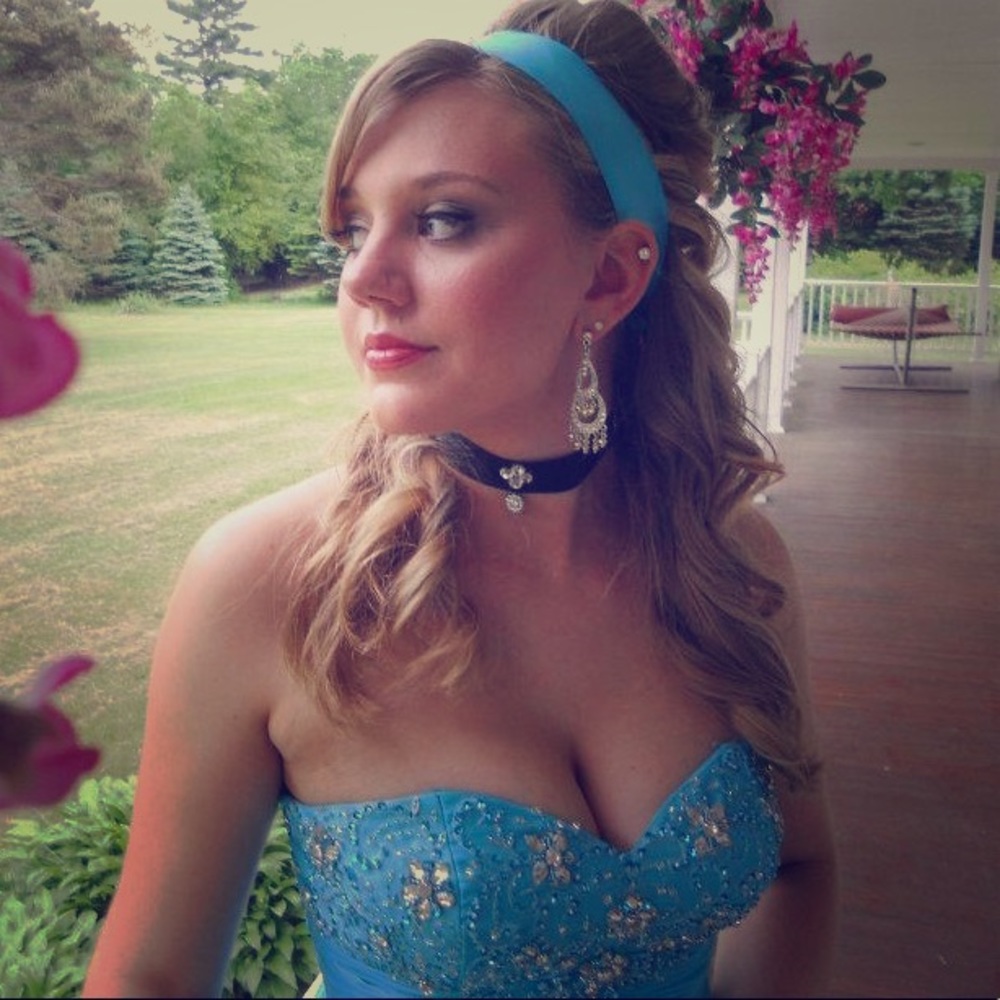 Gorgeous Cinderella Blue Prom Dress!